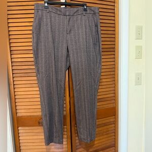 Liverpool Women's Brown/Black/Orange pattern Ankle Pants Size 16W